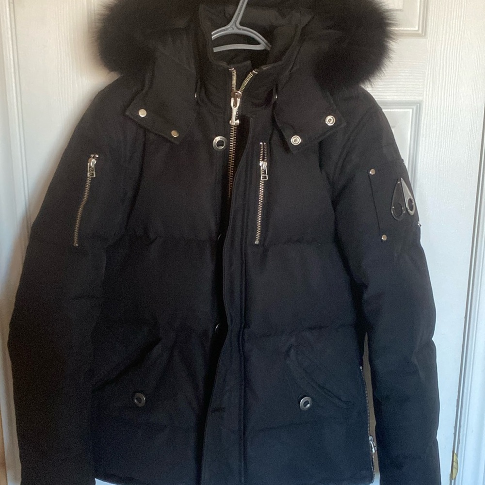 Moose Knuckle 3Q Black Fur